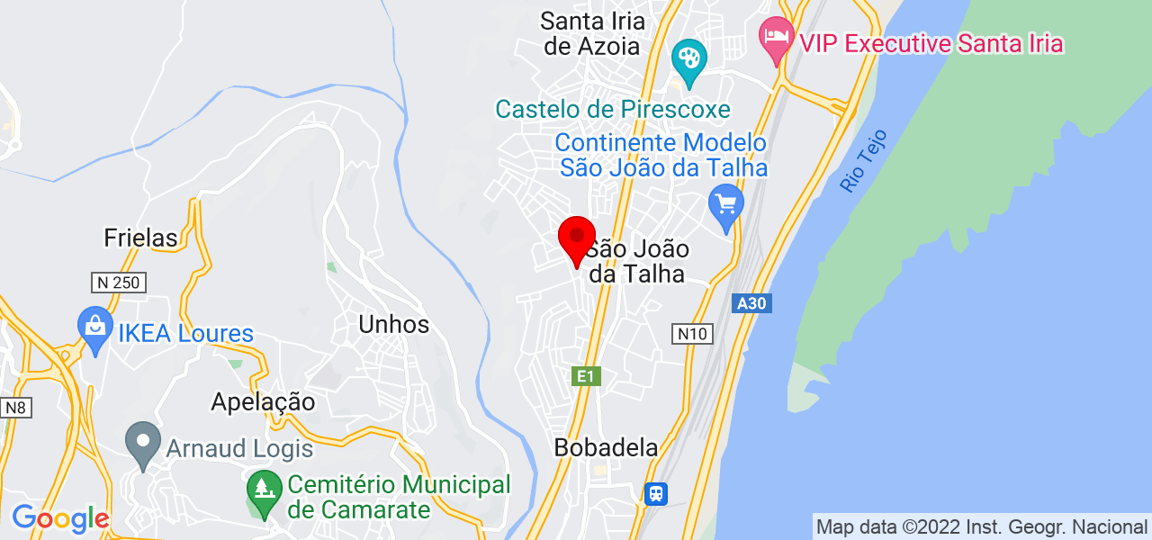 Vitor Melo - Lisboa - Loures - Mapa