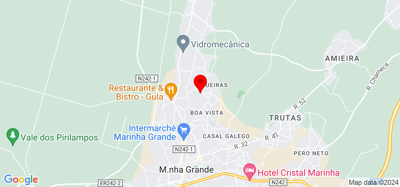 Susana rito - Leiria - Marinha Grande - Mapa