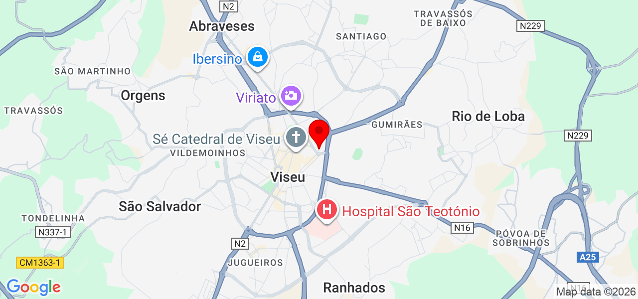 Maria Reis - Viseu - Viseu - Mapa