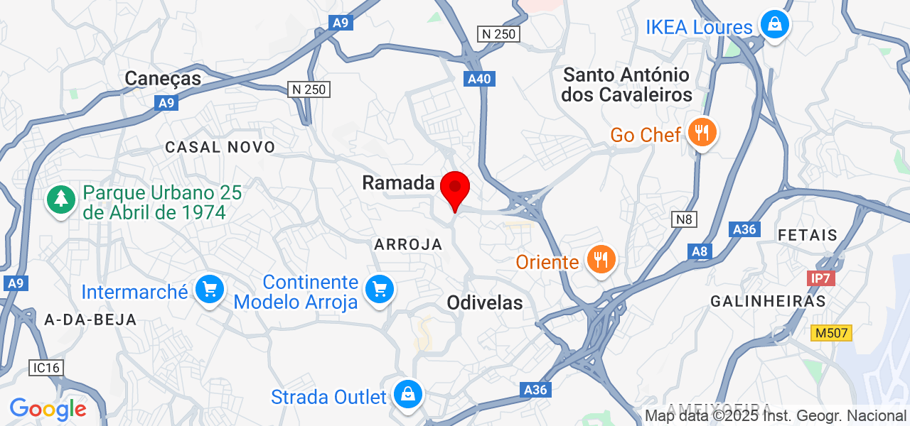 RUSLAN - Lisboa - Odivelas - Mapa