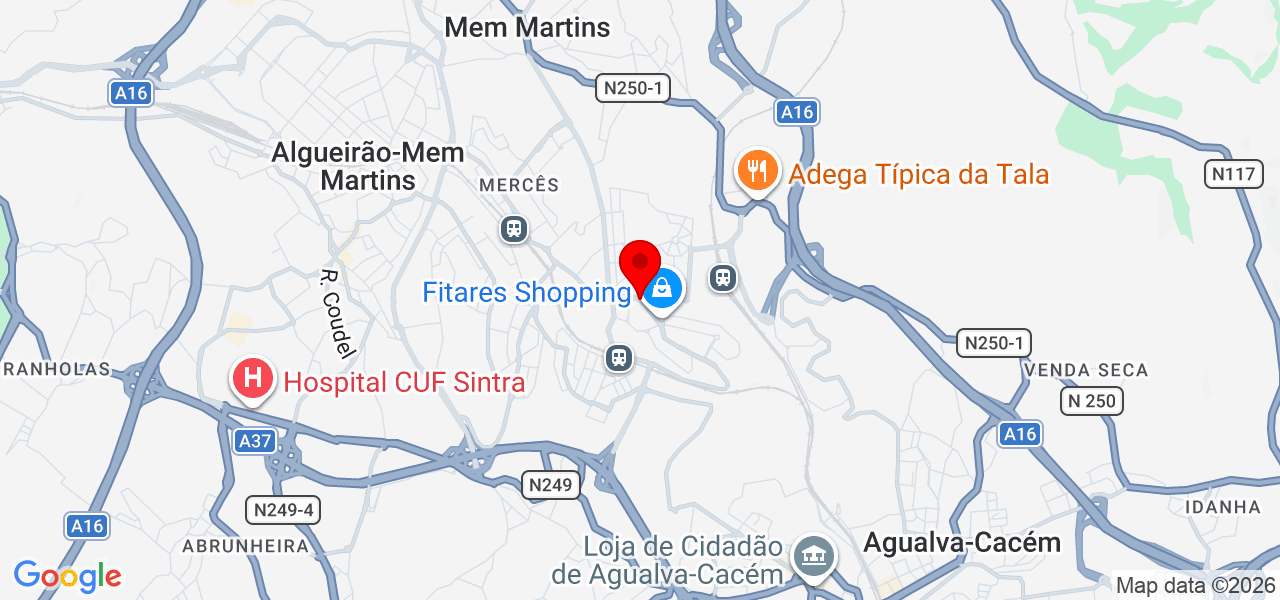 Kleyton Borges - Lisboa - Sintra - Map