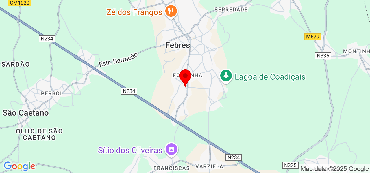 Os Guapos Serviços - Coimbra - Cantanhede - Mapa