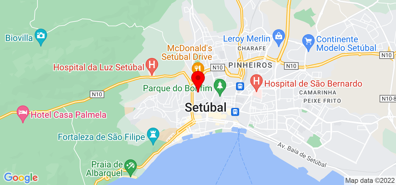 Patr&iacute;cia Silva - Setúbal - Setúbal - Mapa