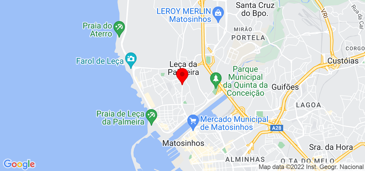 Alex Gomes - Porto - Matosinhos - Mapa