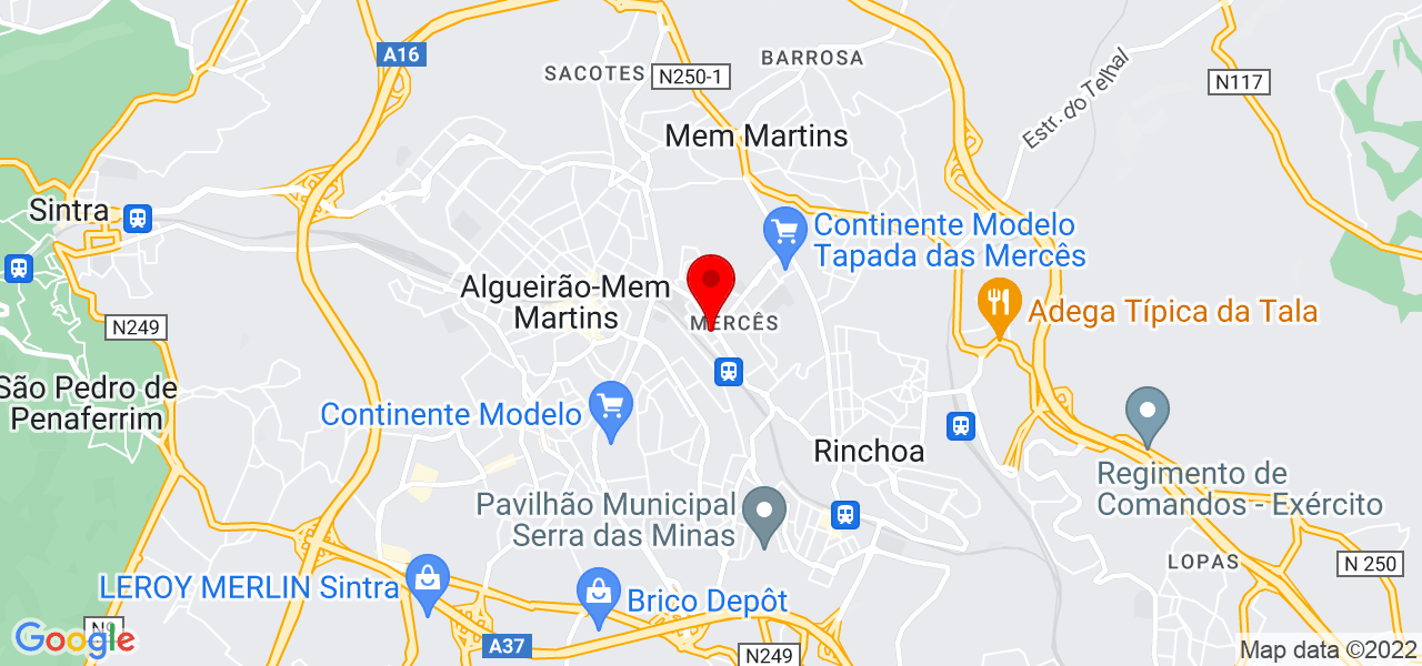 Flavia - Lisboa - Sintra - Mapa