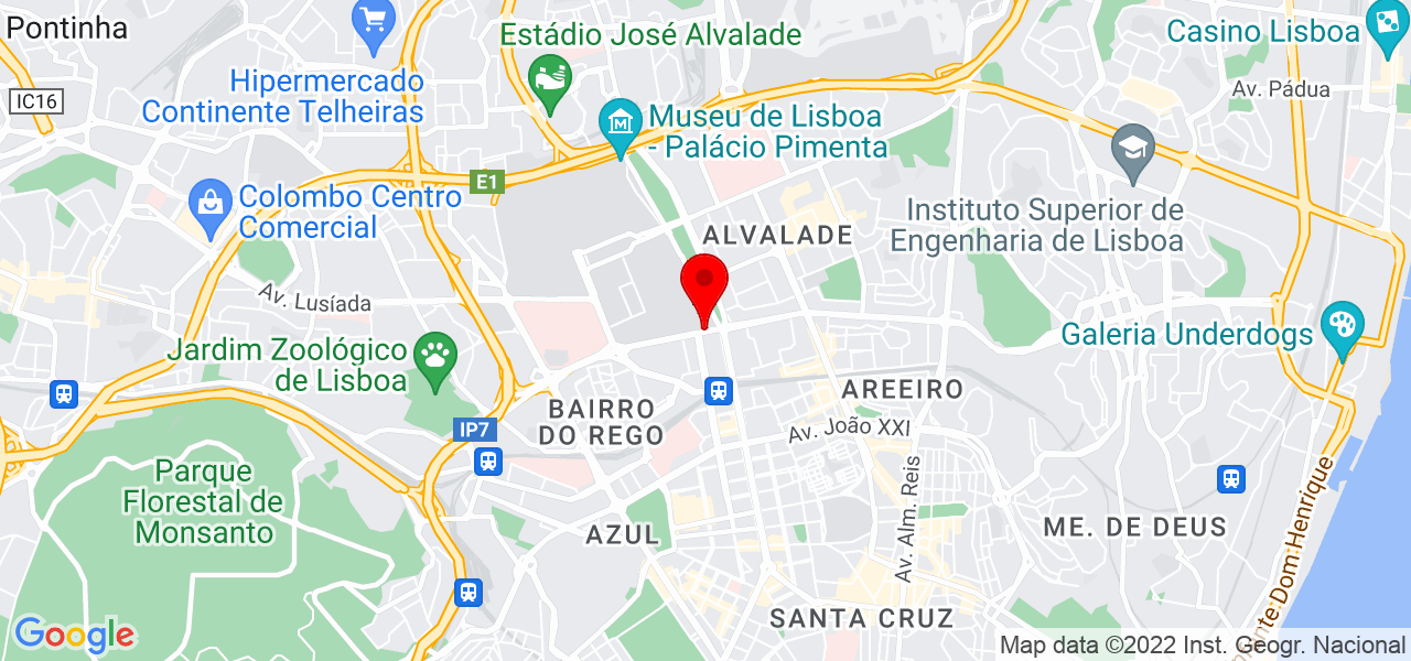 Prime Catering & Events - Lisboa - Lisboa - Mapa