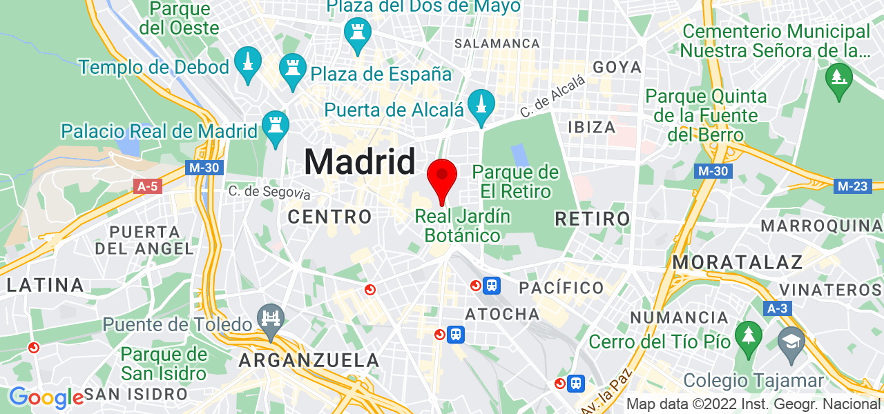 Pedro Gonzalez - Comunidad de Madrid - Madrid - Mapa