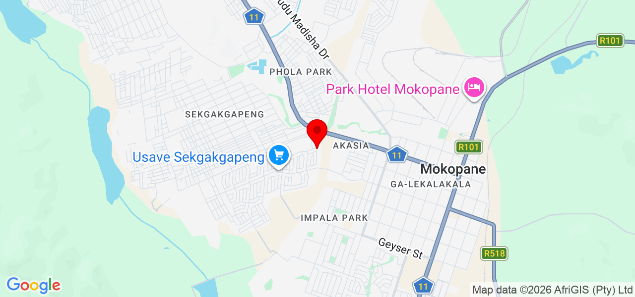 Vibieys - Limpopo - Mogalakwena - Map
