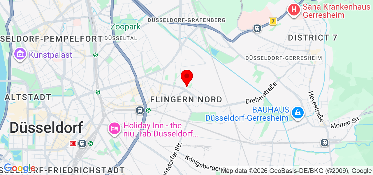 Hensel Martin Dachdecker - Nordrhein-Westfalen - Düsseldorf - Karte