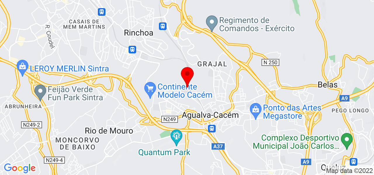 Arge construcci&oacute;n - Lisboa - Sintra - Mapa