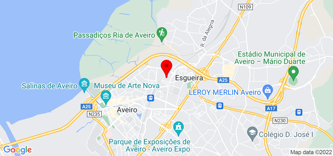 Guilherme Rodrigues - Aveiro - Aveiro - Mapa