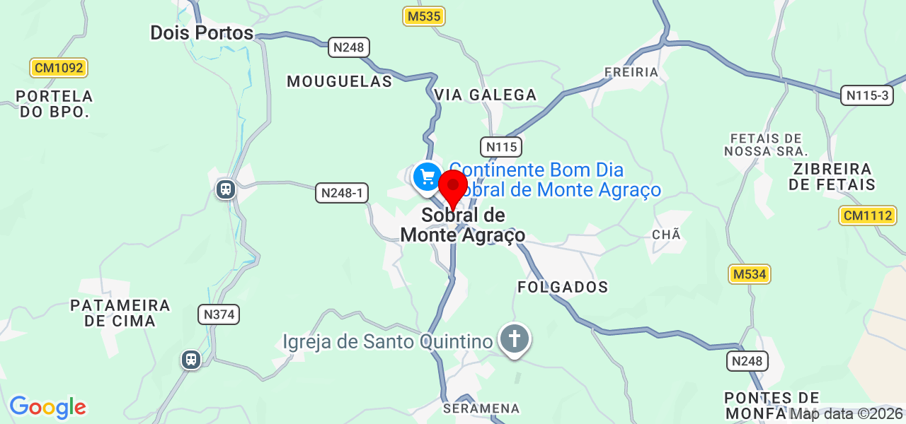 Paulo - Lisboa - Sobral de Monte Agraço - Map