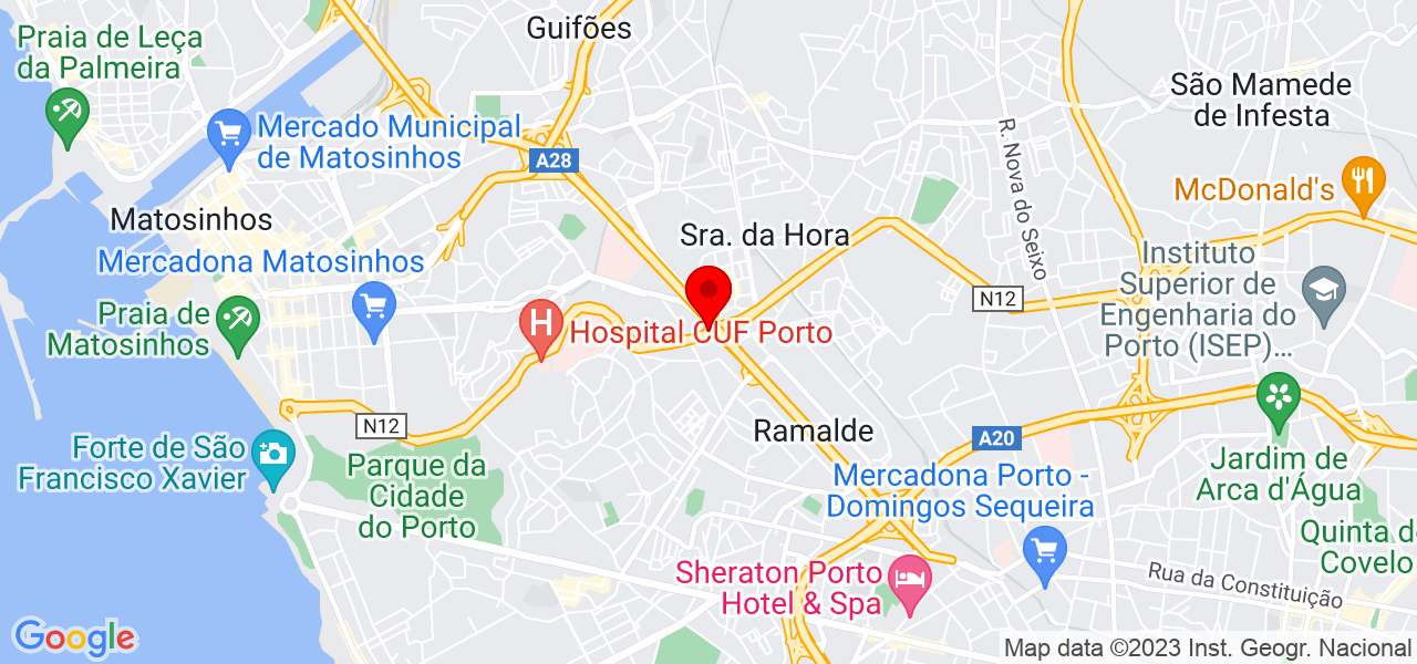 Nuno Ferreira - Porto - Matosinhos - Mapa