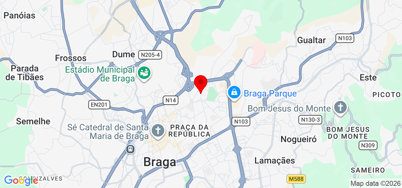 Aline - Braga - Braga - Mapa