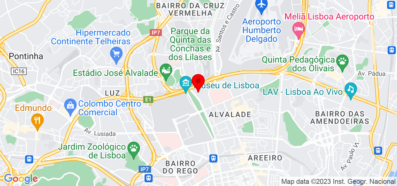 T&acirc;nia Lopes - Lisboa - Lisboa - Mapa