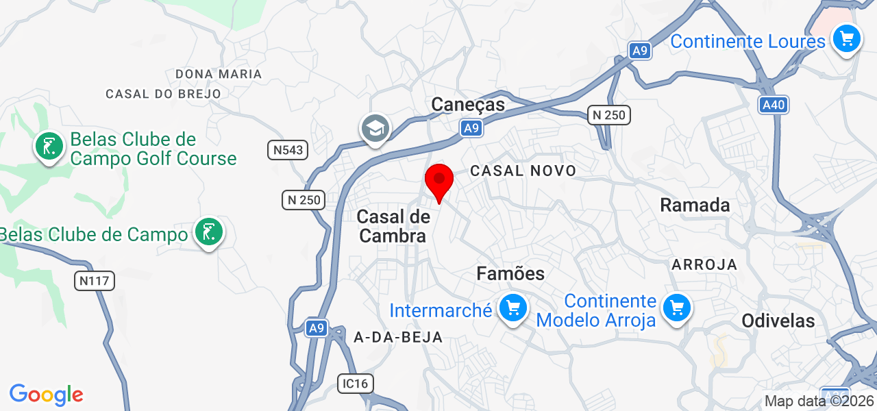 Tarcísio Oliveira - Lisboa - Sintra - Map