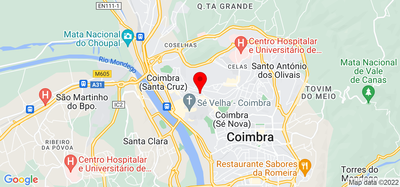 Matilde Rodrigues - Coimbra - Coimbra - Mapa