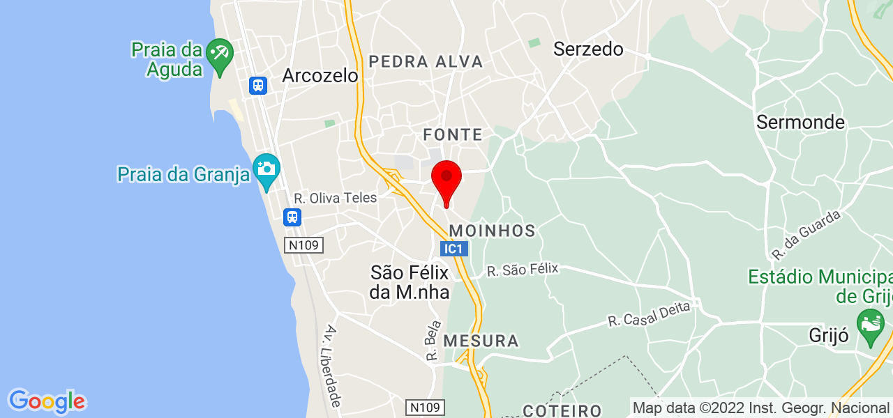 David Vieira - Porto - Vila Nova de Gaia - Mapa