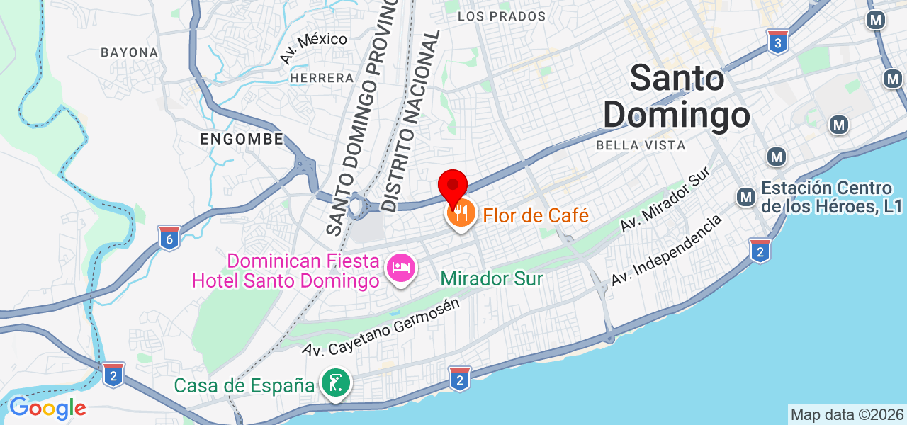 Luba Web Design - Distrito Nacional - Santo Domingo de Guzmán - Mapa