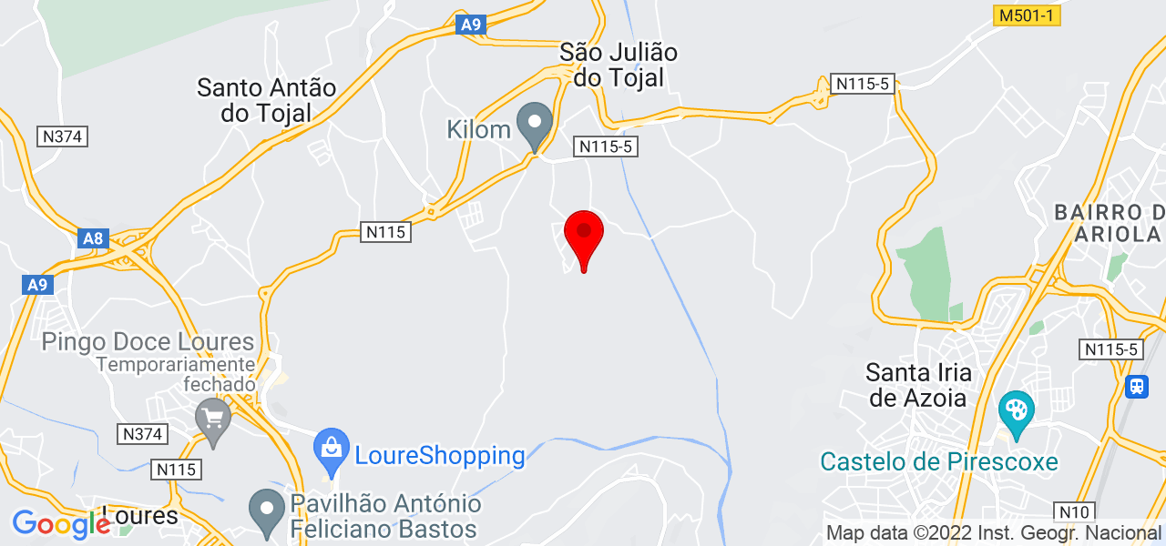 D&eacute;bora - Lisboa - Loures - Mapa