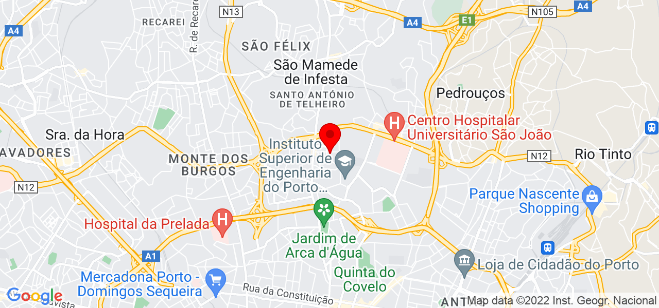 Alexandre Nixon Santo - Porto - Porto - Mapa