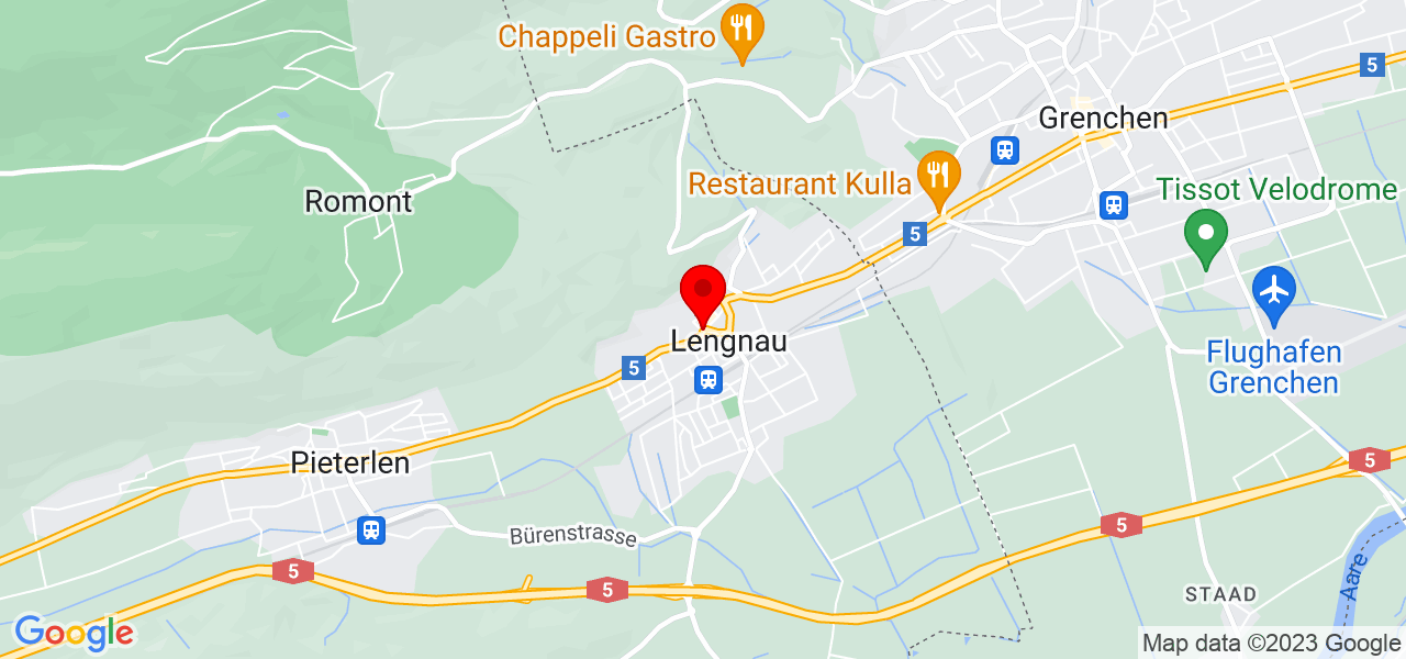 Mblogistique - Bern - Lengnau - Karte