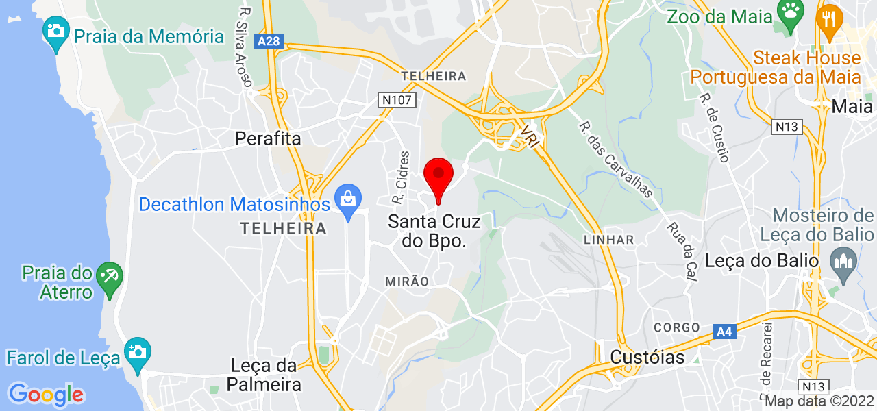 Salatiel Santana - Porto - Matosinhos - Mapa