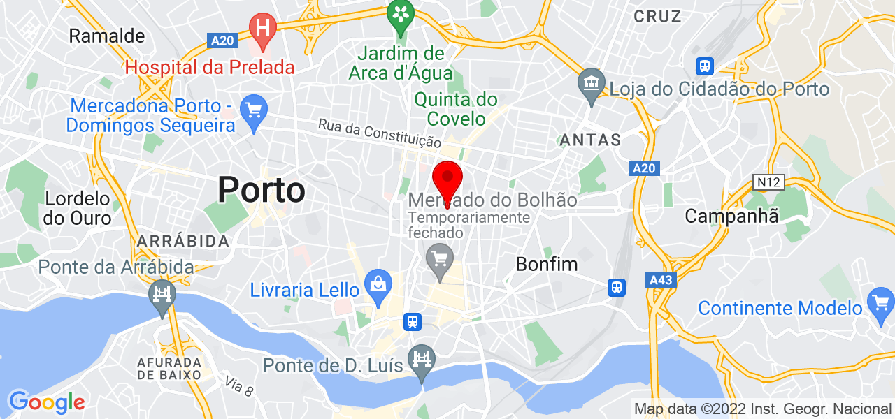Nilza Lima - Porto - Porto - Mapa
