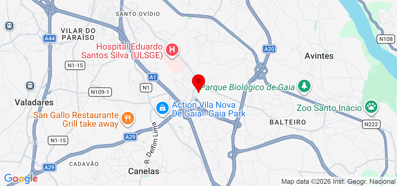 Ramalho Pladur - Porto - Vila Nova de Gaia - Map