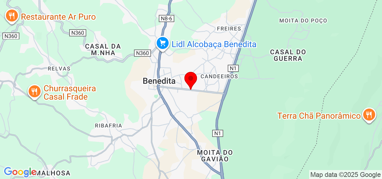 Diogo Santos - Leiria - Alcobaça - Karte