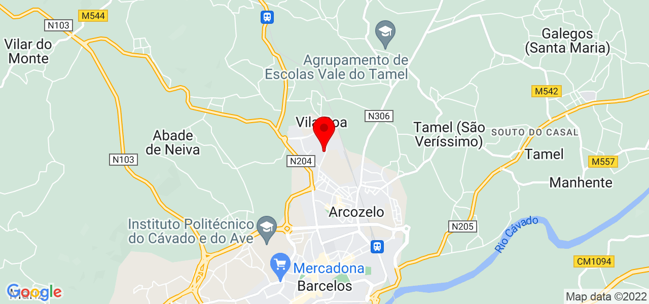 PINCELUS UNIPESSOAL LDA - Braga - Barcelos - Mapa