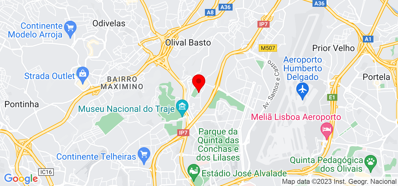 Clauss&aacute;nio da Silva - Lisboa - Lisboa - Mapa