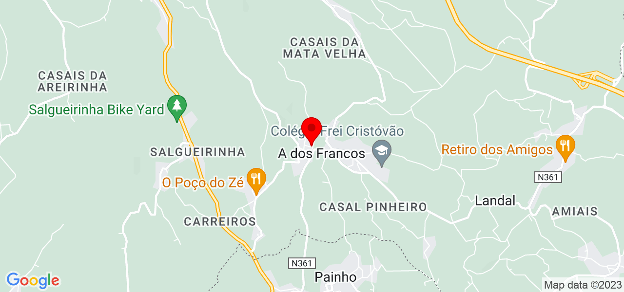 Lu&iacute;s Alves - Leiria - Caldas da Rainha - Mapa