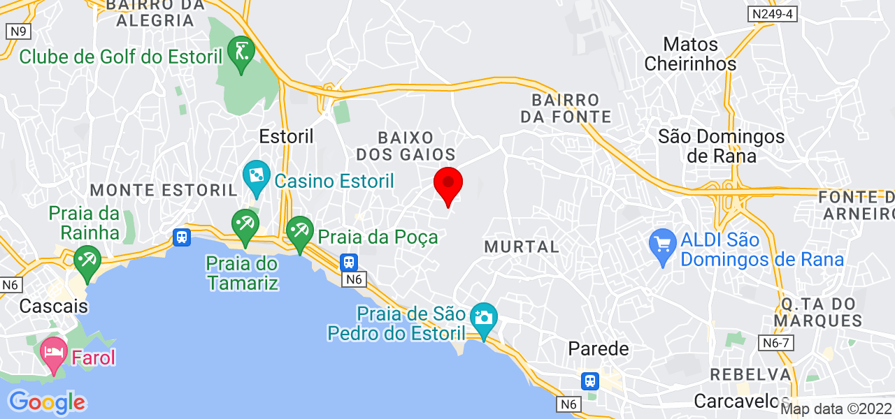 Antonio Jose Aguiar - Lisboa - Cascais - Mapa