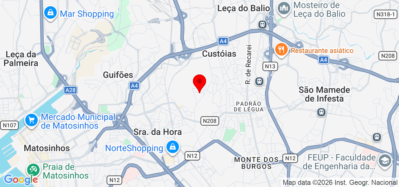 Filipa Martins - Porto - Matosinhos - Mapa