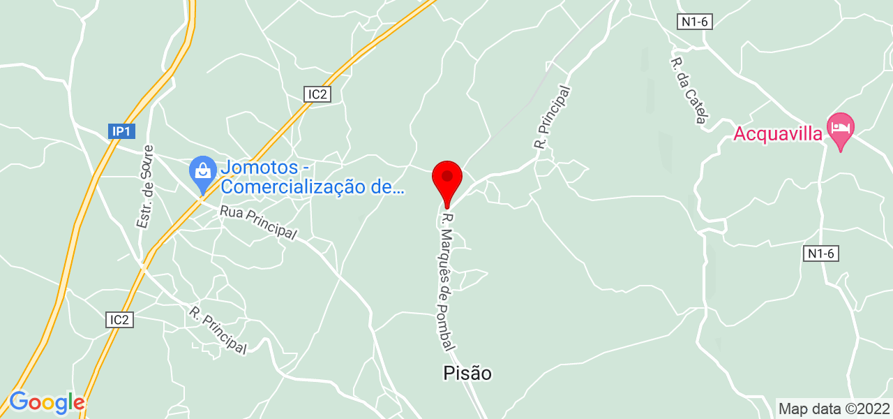 Terapeuta&amp; Massagista - Leiria - Pombal - Mapa