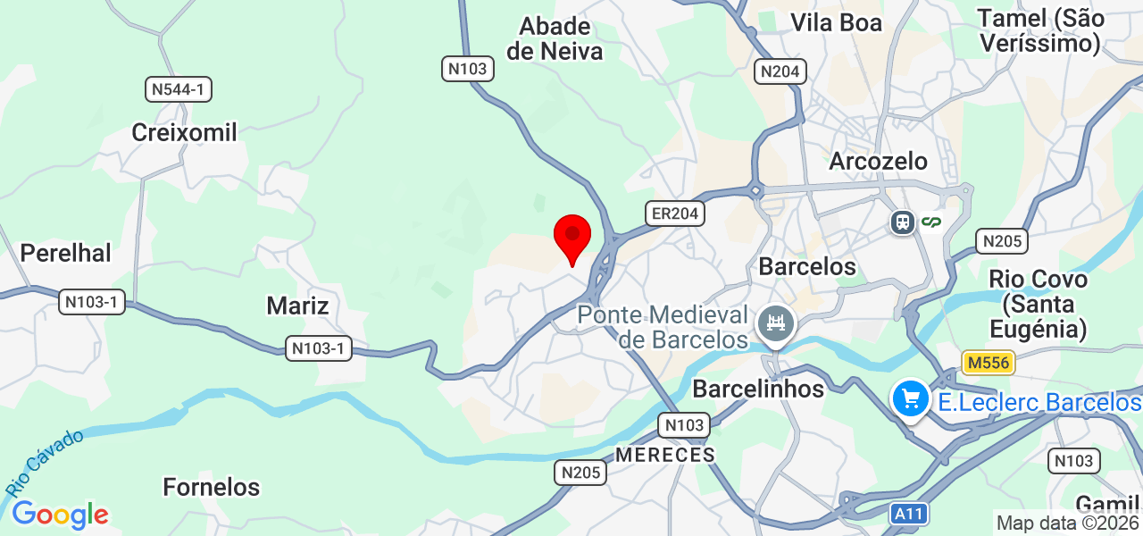 Sandra Lopes - Braga - Barcelos - Karte