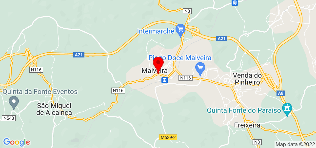 Animais Rita - Lisboa - Mafra - Mapa