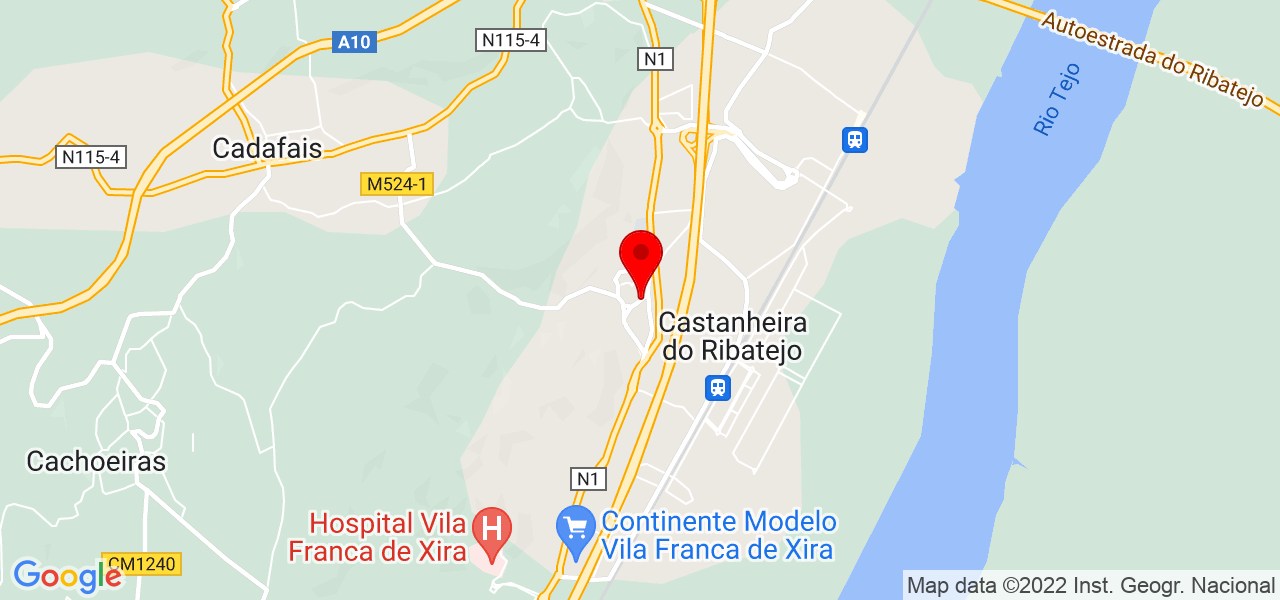 Fabiola - Lisboa - Vila Franca de Xira - Mapa