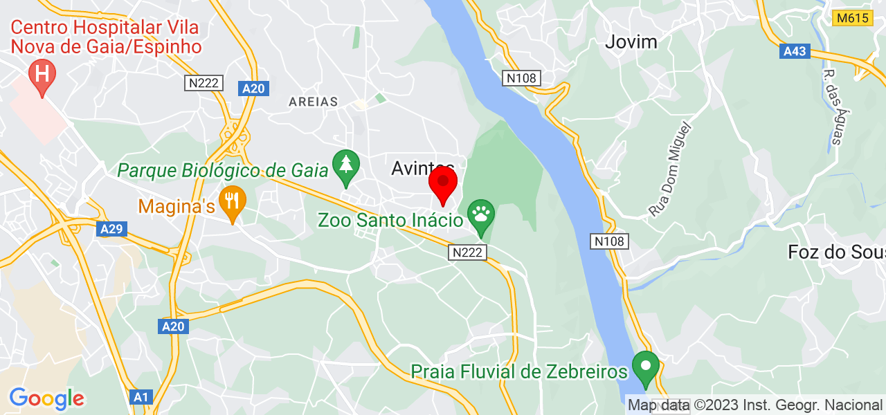 Sara Dias - Porto - Vila Nova de Gaia - Mapa