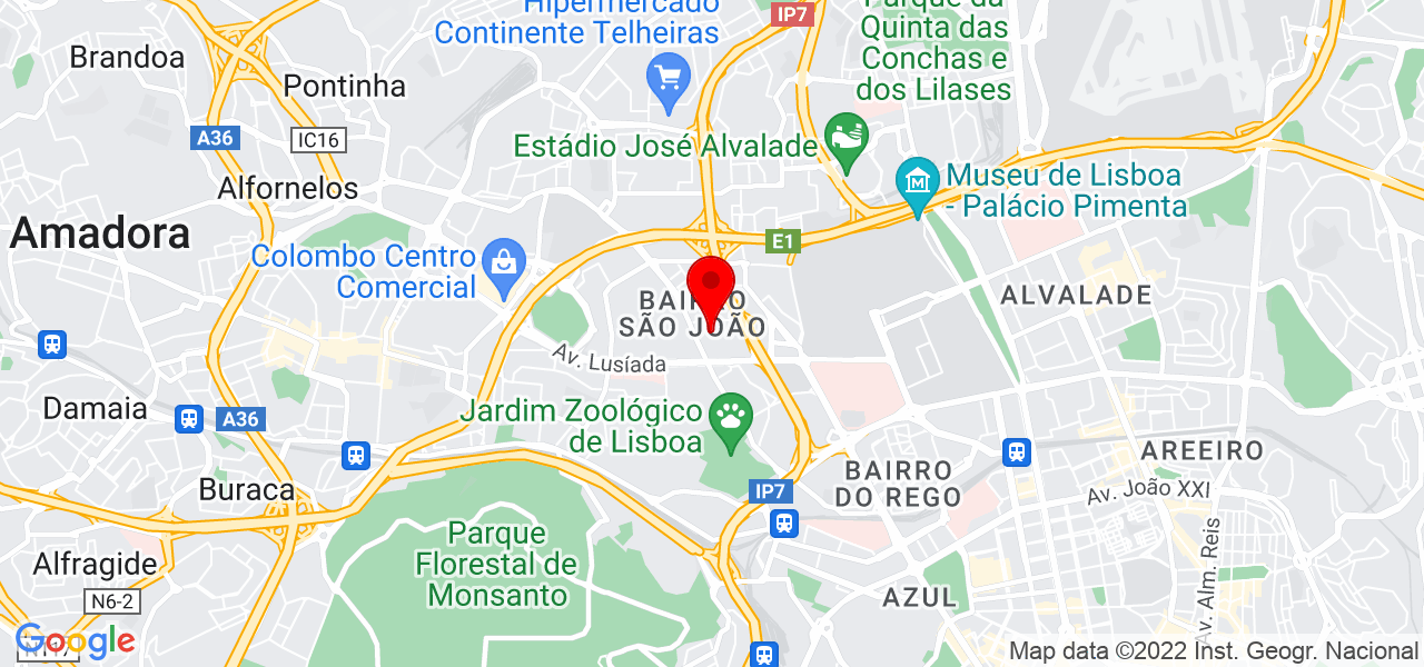 PROADVANCE - Inform&aacute;tica e Apoio &agrave; Gest&atilde;o, Lda - Lisboa - Lisboa - Mapa