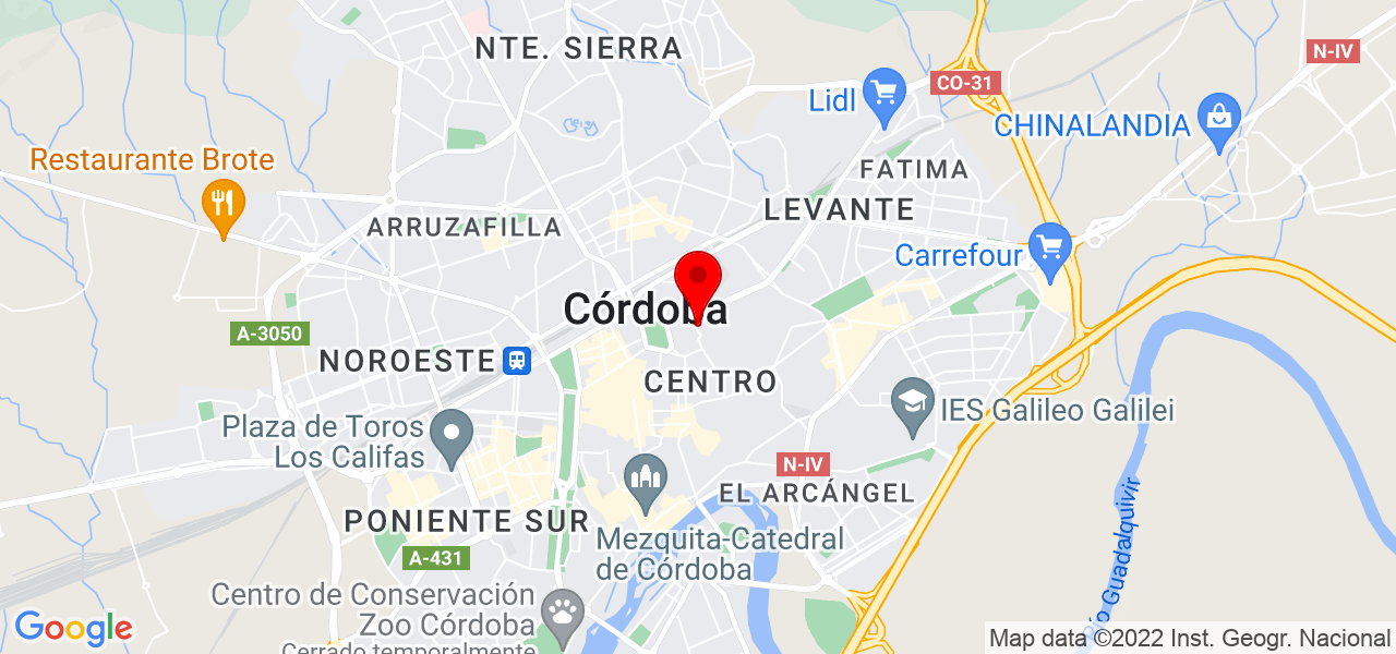 MerySalazar - Andalucía - Córdoba - Map