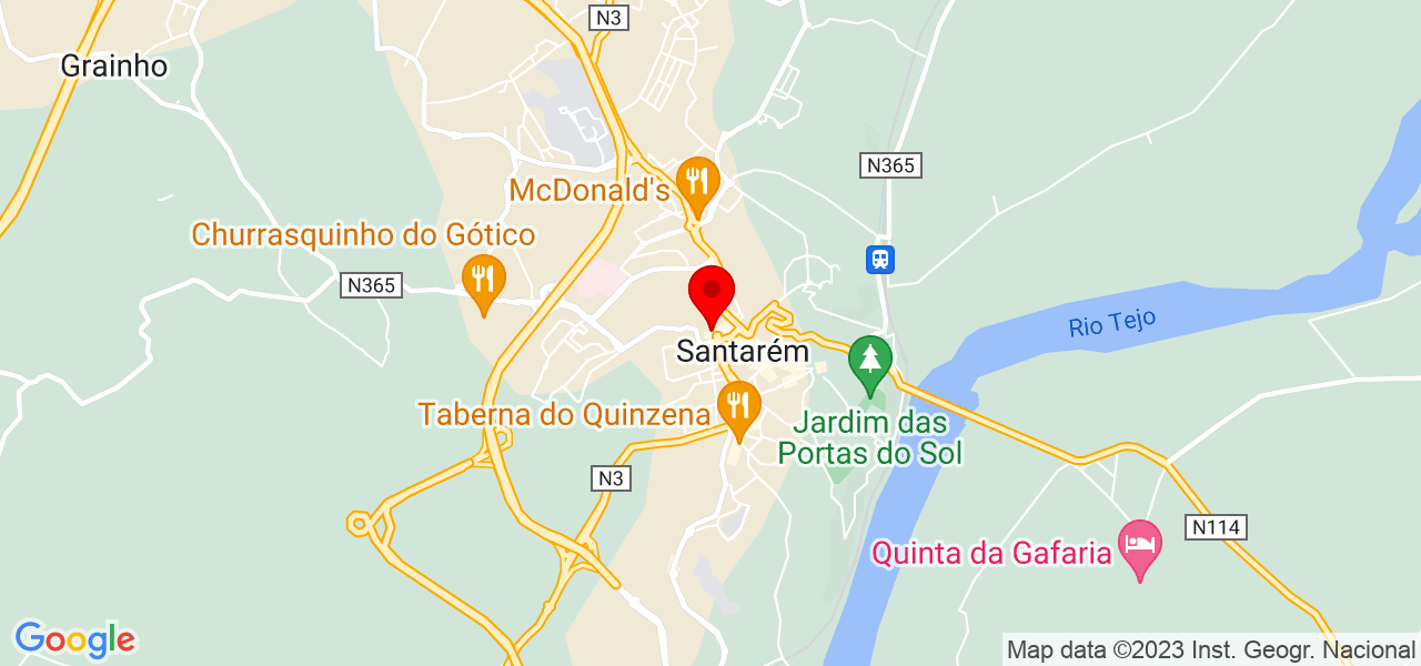 &Acirc;ngela - Santarém - Santarém - Mapa