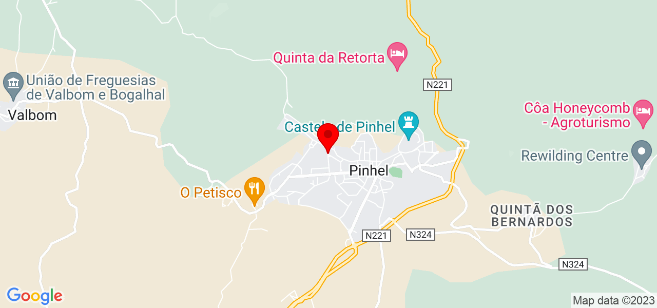 Pedro Soares - Guarda - Pinhel - Mapa