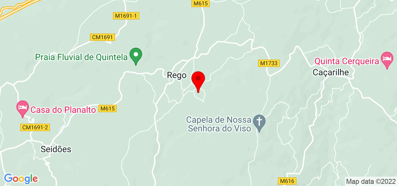 Andreia Pereira - Braga - Celorico de Basto - Map