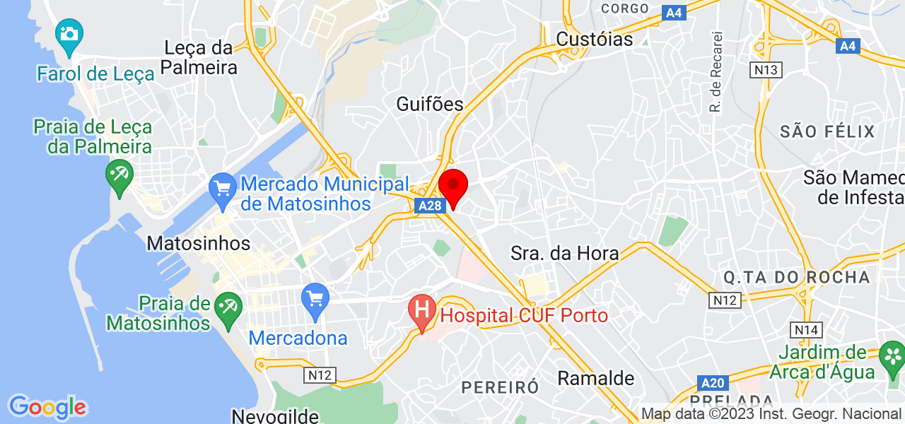 Jo&atilde;o Santos - Porto - Matosinhos - Mapa