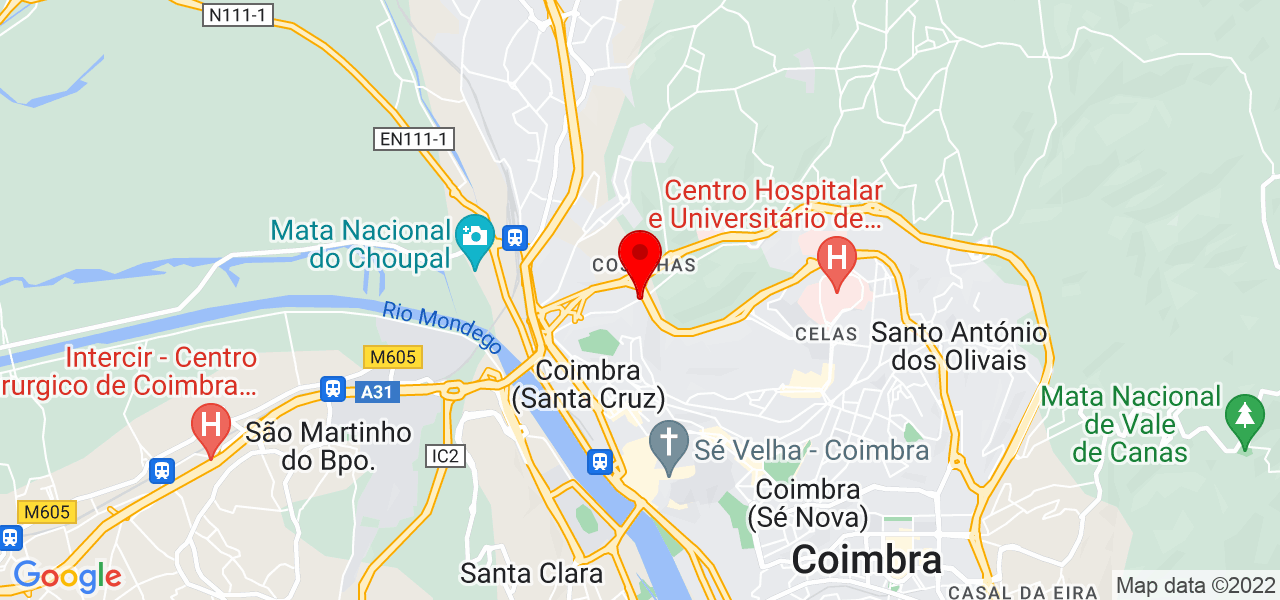 H&eacute;lio Dinis - Coimbra - Coimbra - Mapa