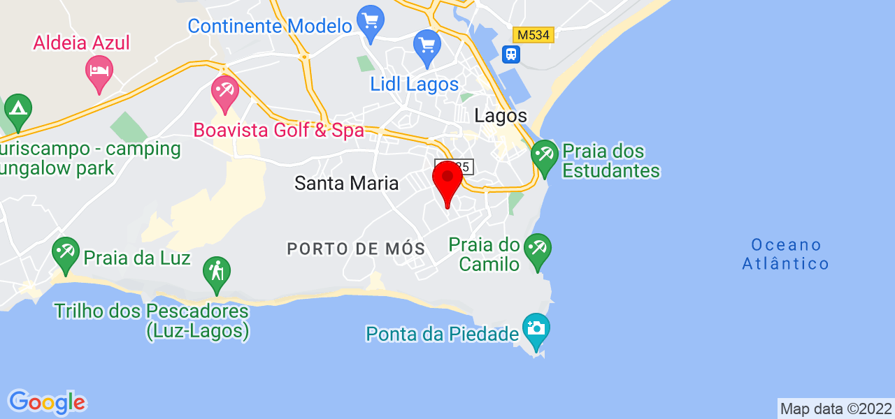VN limpezas - Faro - Lagos - Mapa