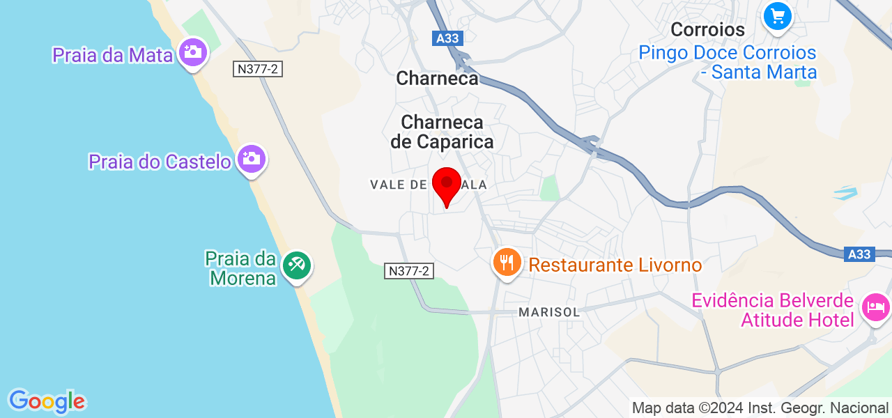 Josias Junior - Setúbal - Almada - Karte