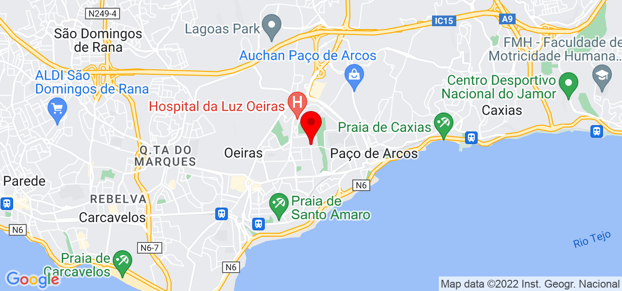 Pedro Salgado - Lisboa - Oeiras - Map